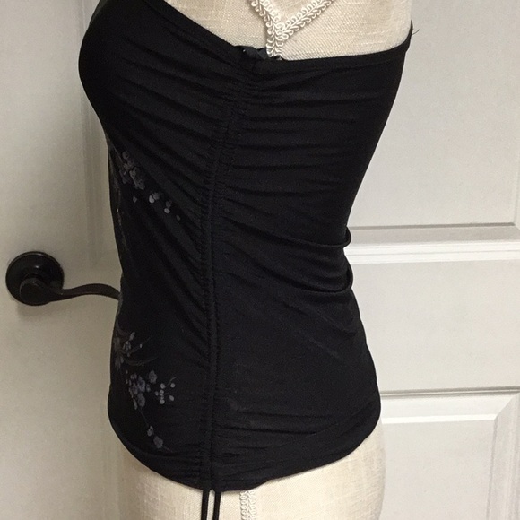 Black One Shoulder Top - Picture 9 of 10